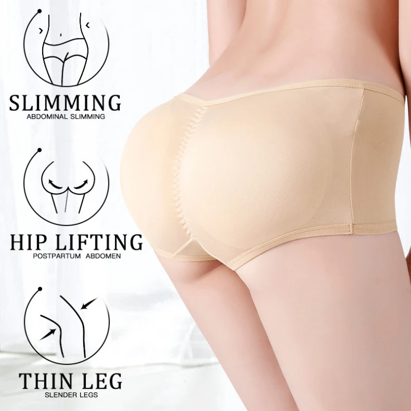 

Body Shaper Women Fake Rich Ass Large Tummy Control Pad Buttock Raiser Bum Lifter Hip Filling Waist Slimming Push Up Pants 2024