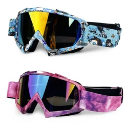 Gafas de Motocross a prueba de viento para adultos, hombres, mujeres y jóvenes, gafas de montar, ATV, Dirt Bike, motocicleta, gafas de casco de carreras de esquí