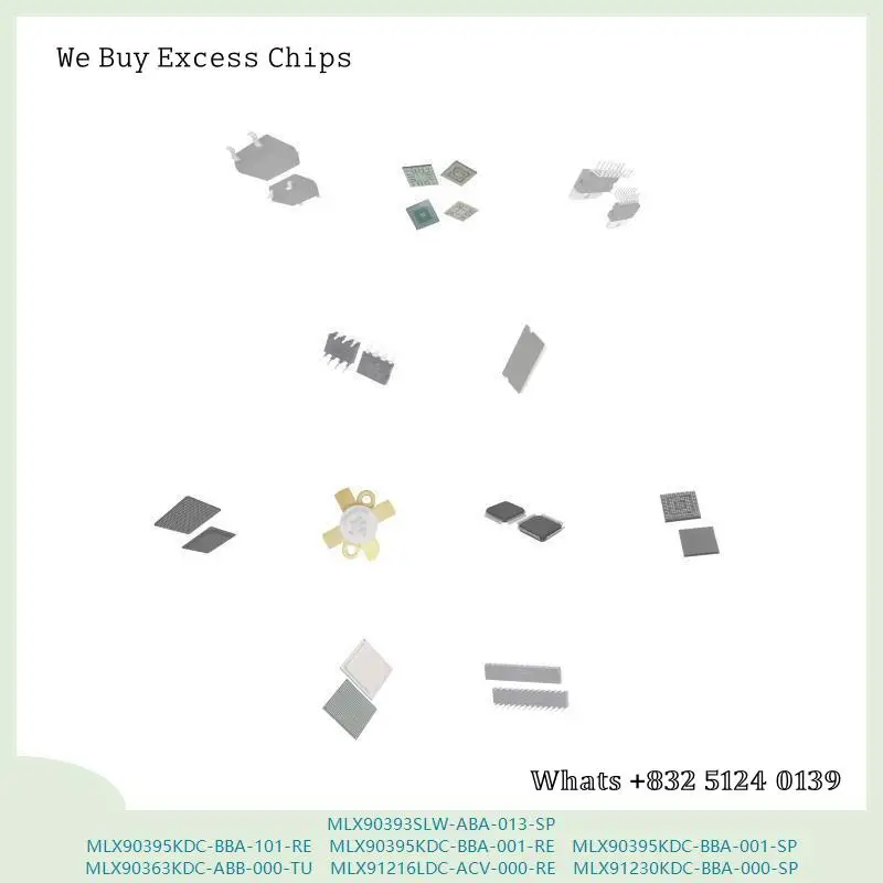 chip chip Integrated circuit chip MCU chip MLX90393SLW-ABA-013-SP MLX90395KDC-BBA-101-RE MLX90395KDC-BBA-001-RE