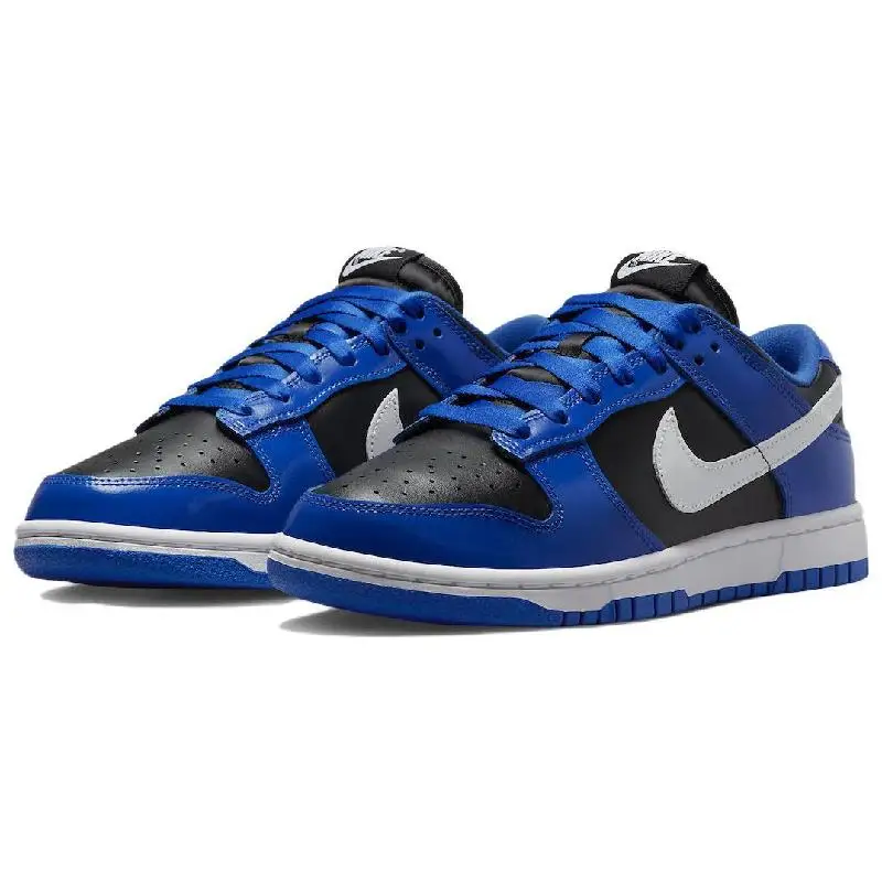 Кроссовки Nike Dunk Low ESS, Классическая обувь для игр, Цвет: Королевский/Белый/Черный