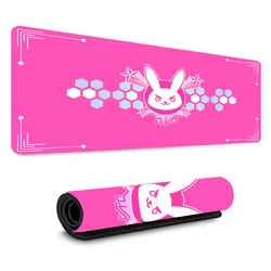 Gaming Mousepad Overwatch Dva Anime Girl Custom Non Slip Laptop Mouse Pad XXL Office Keyboard Mat 100x50 Kawaii Large Mouse Mat