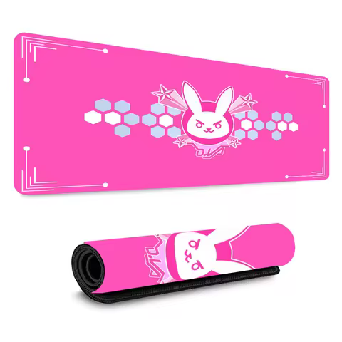 Gaming Mousepad Overwatch Dva Anime Girl Custom Non Slip Laptop Mouse Pad XXL Office Keyboard Mat 100x50 Kawaii Large Mouse Mat