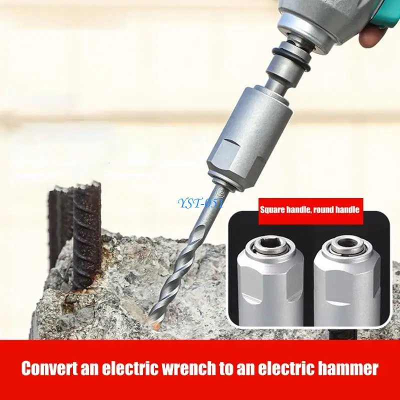 

E15A Quick Changing Electric Drill Wrench To Hammer Conversion Head Adapter Converter For Professional Durability And Safety