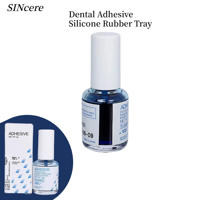 

Dental Adhesive Silicone Rubber Tray Adhesive 8g Dental Impression Material Silicone Rubber Tray Bonding Agentmaterial Oral
