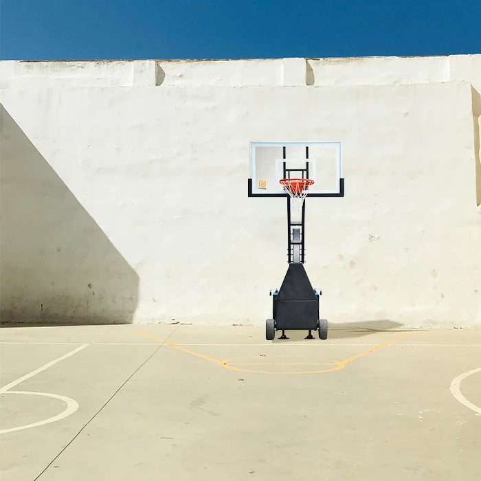 Stand Goar Dapat Disesuaikan Portable Basketball Hoop Stand 10 Kaki Hoop Sistem Gawang untuk Anak-anak Dewasa Indoor Outdoor