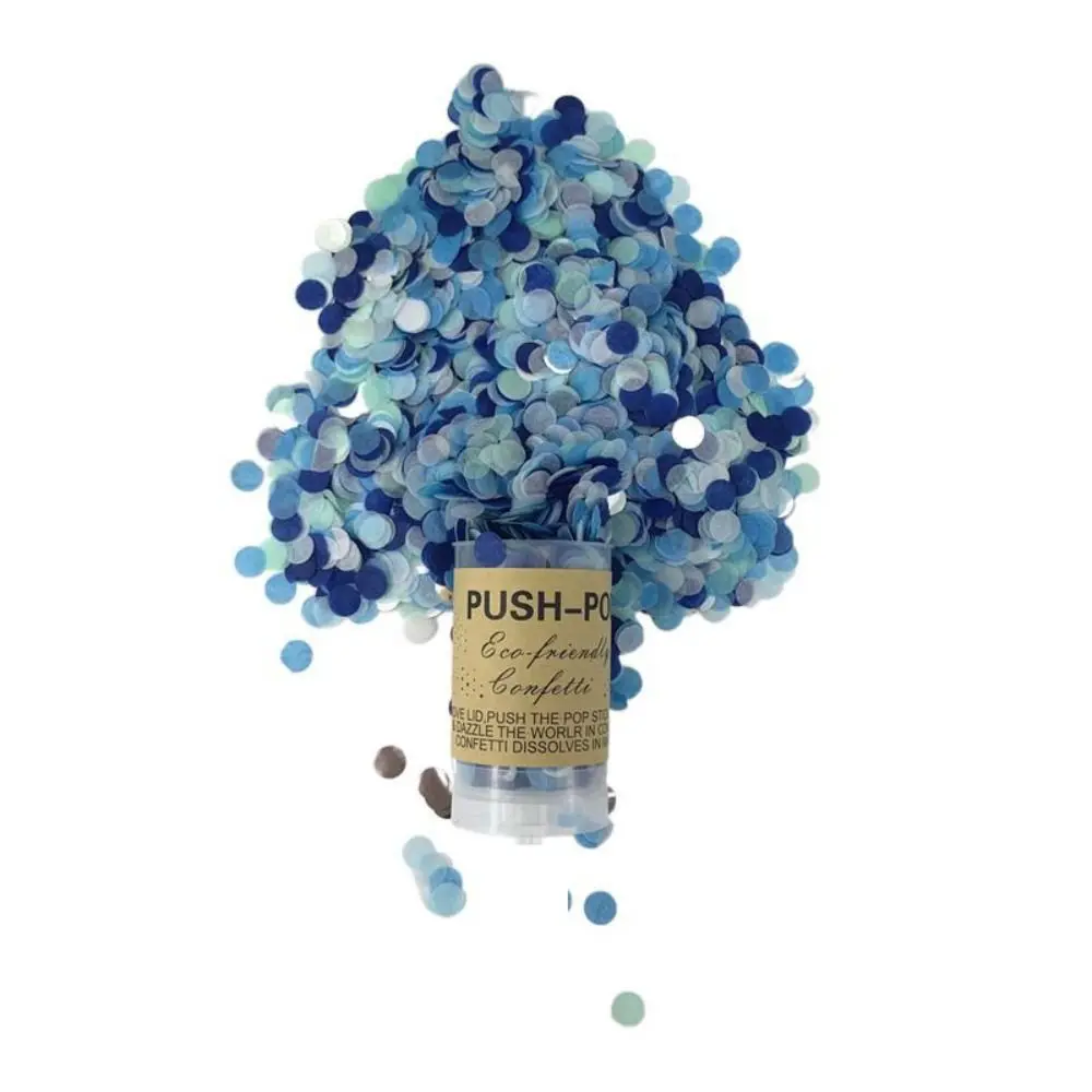 

Pastel 1Pcs Bridal Shower Exploding Push Up Anniversary Confetti Decorations For Wedding Party Supplies Confetti Popper