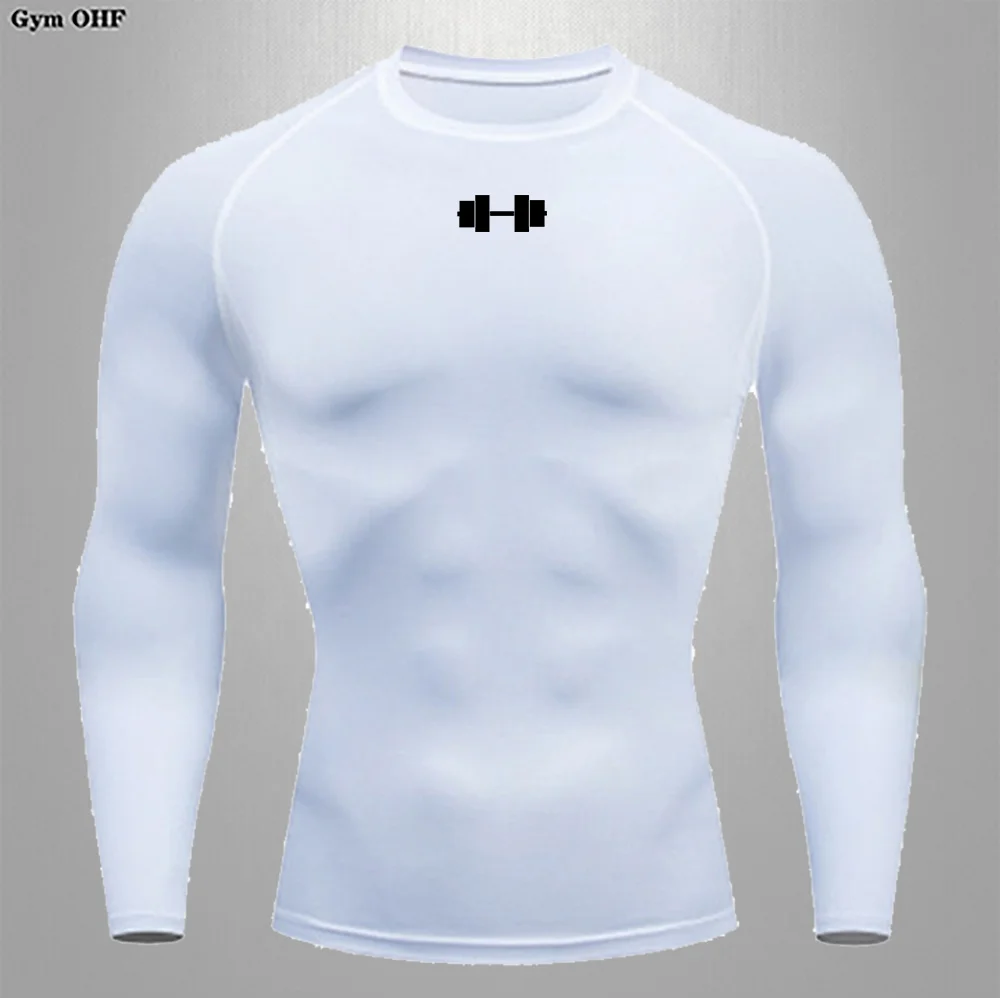 Printed Sportswear Round Neck 2025 New Stylish Long Sleeve Outdoor Men's Clothing Skin-Friendly With Milk Silk Shirts Quick Dry