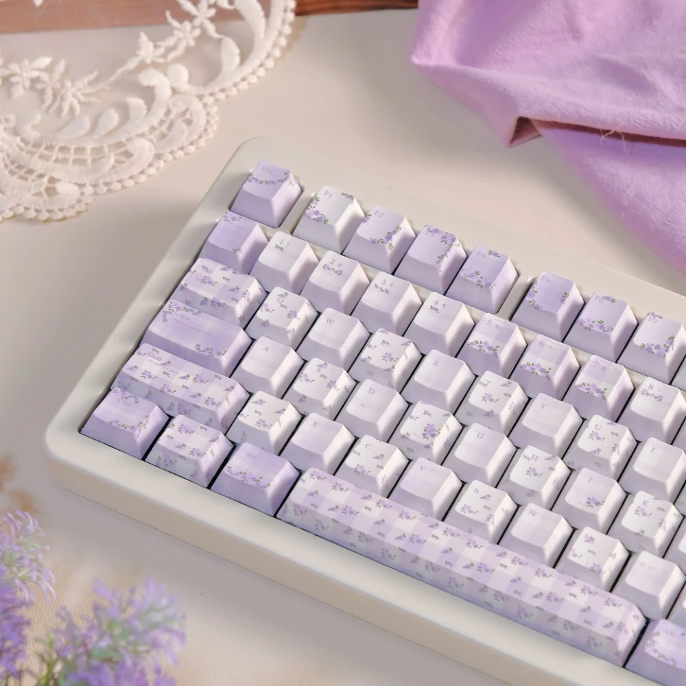 142 Keys Purple Flo… - image