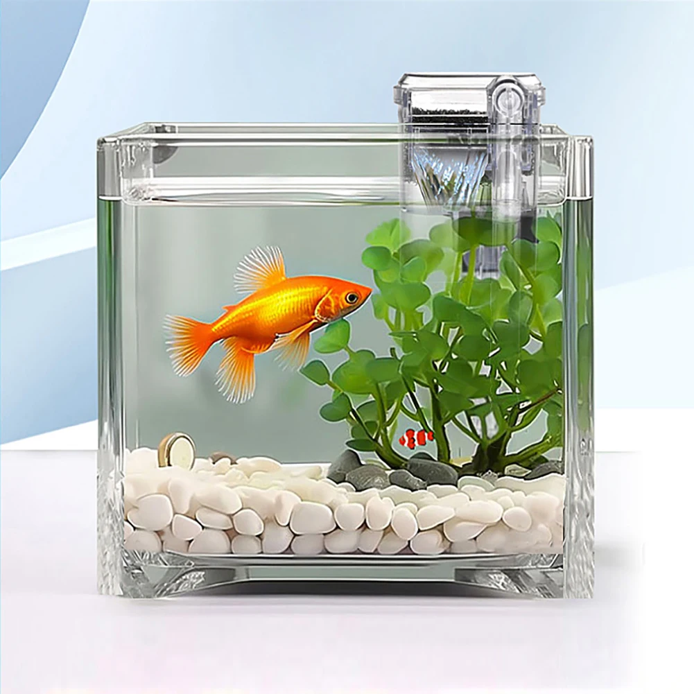 Aquarium Filter, Quiet Wall Mounted Fish Tank Filter, Oxygen Increasing Adjustable Waterfall Filting Machine For Fish Tank