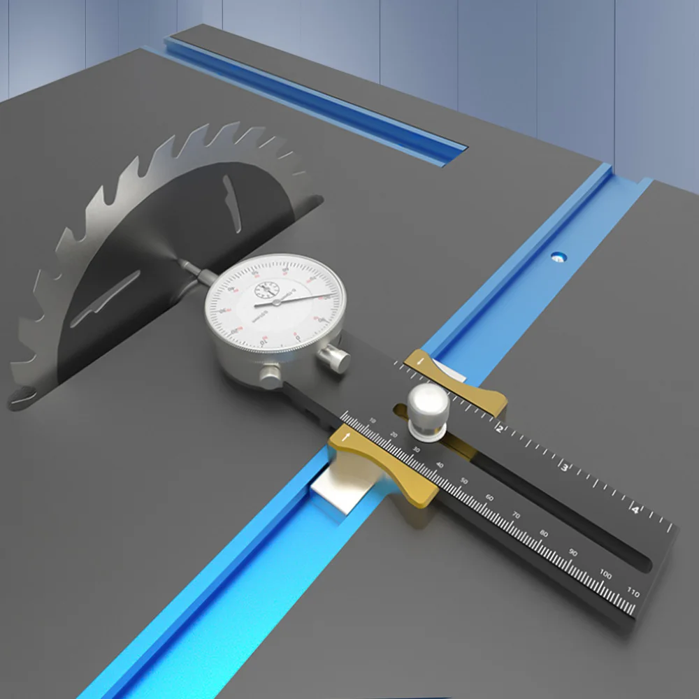 Dial Indicator Table Saw Gauge A-Line It Basic Kit - Table Saw Blade Parallelism Corrector for Woodworking Aligning Calibrating