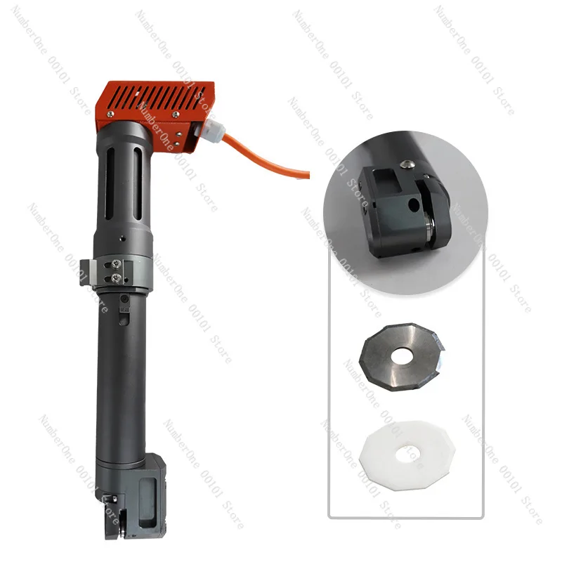 Factory Direct Pneumatic Vibrating Cutting Knife Head, Oblique Round Blade for Multi-Layer Fabric Leather Cutting