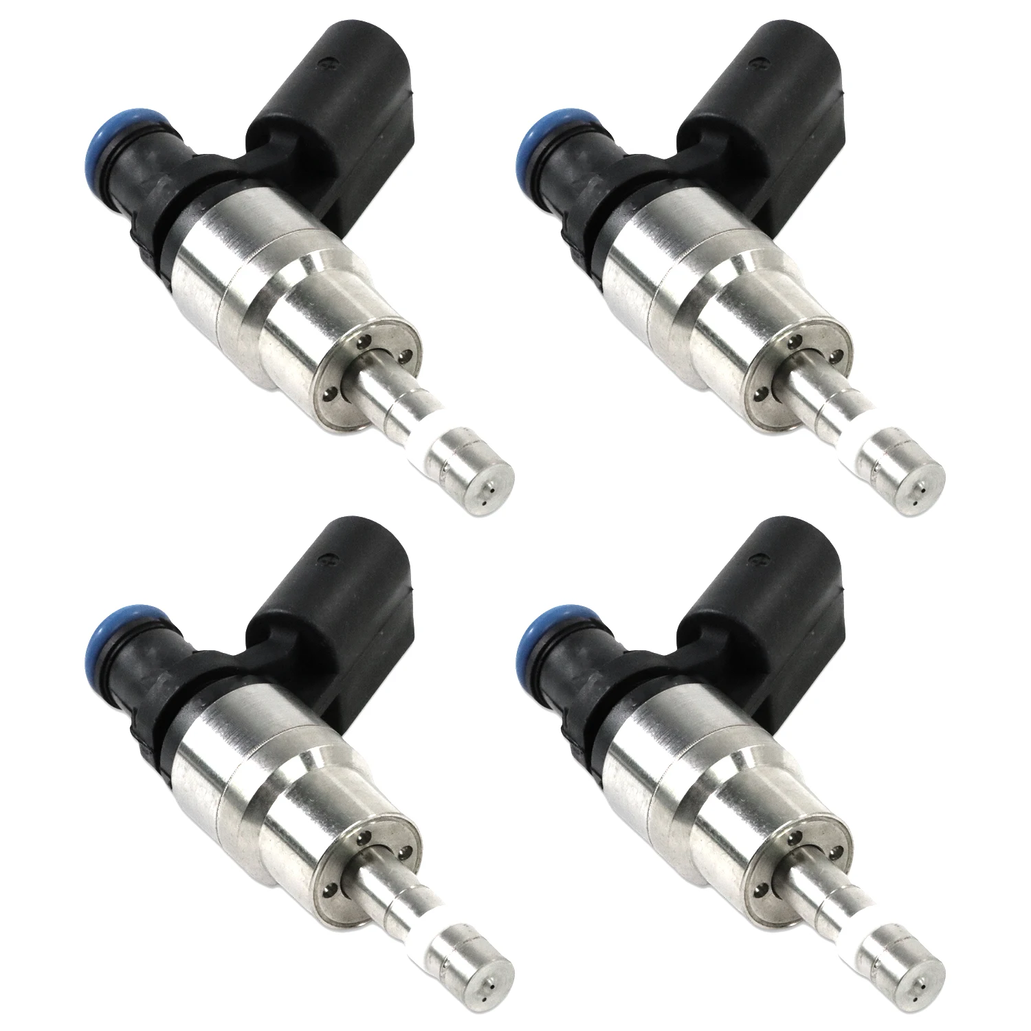 4pcs Fuel Injectors For 2005-2009 Audi A3 A4 TT VW Passat Jetta GTI EOS 2.0L I4 06F906036A 0261500020 06F906036G
