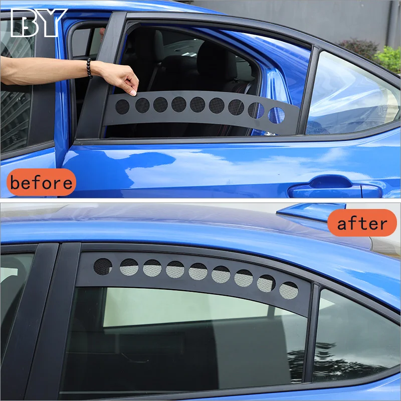 

Car Rear Window Louvre Ventilation Panel Decoration Cover For Subaru WRX/ WRX STI 21-23 Car Aluminum Alloy Exterior Accessories
