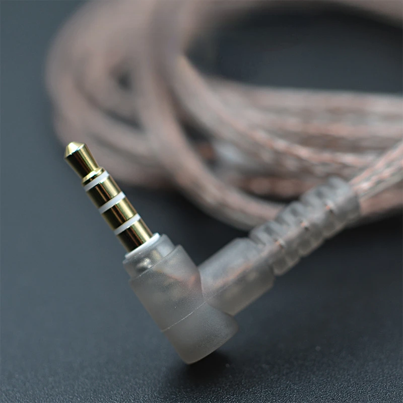 KZ Original Cable High-Purity Copper Twist Earphone Wire for ZS3 ZS4 EDX ZSN ZST ASX EDX ZSX CA4 C12 C16 ZAX C10