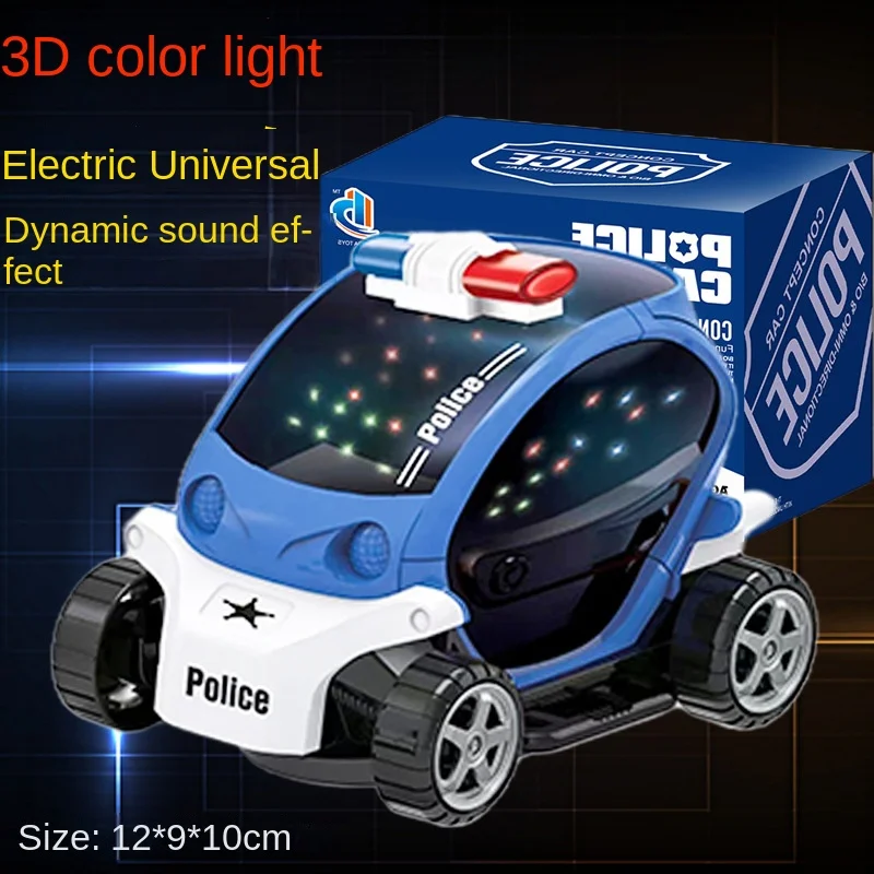 

puzzle track car Electric LED Flashing Light Car With Police Siren Sound For Kids Toy Durable and Safe For Kids Easily Children'