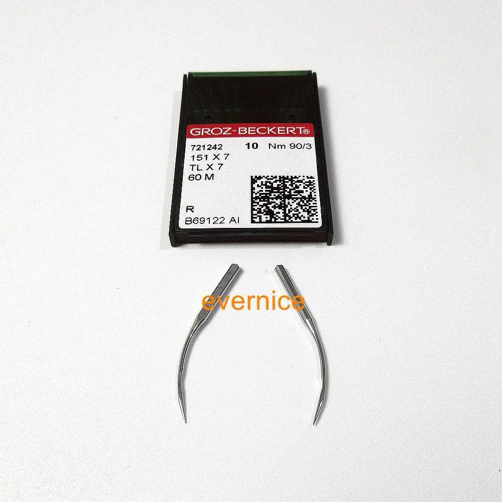 Agulha para Merrow Singer, Groz 151X7 TLx7, 240, 460K, Overlock de Serger, 10 pcs