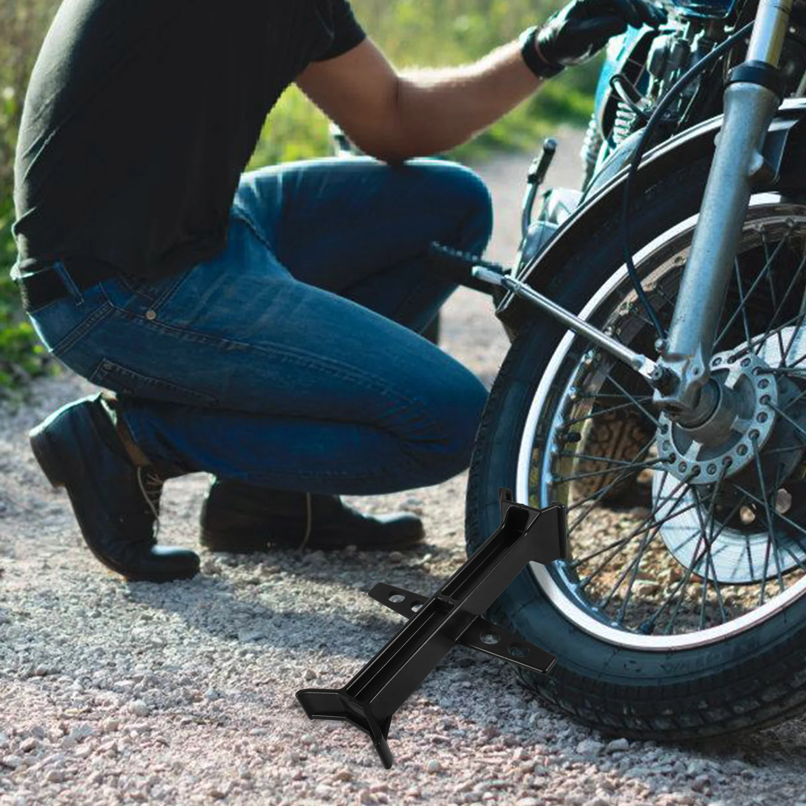 

Motorcycle Mudguard Rack Rear Holder Bracket Scooter Supplies Sturdy Plastic Easy Install Versatile Compatible Performance
