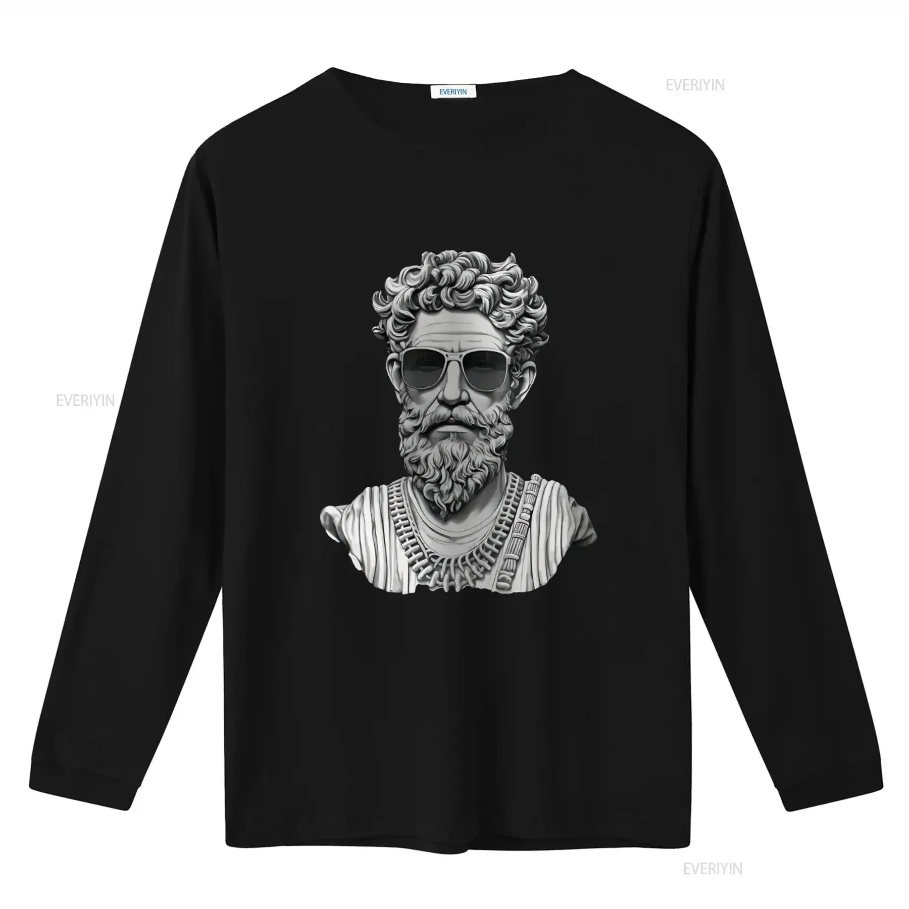 Marcus Aurelius Stoicism T Shirt Roman Emperor Inspired Design Stoic Quotes for Philosophy Lovers vintage Washed Stylish