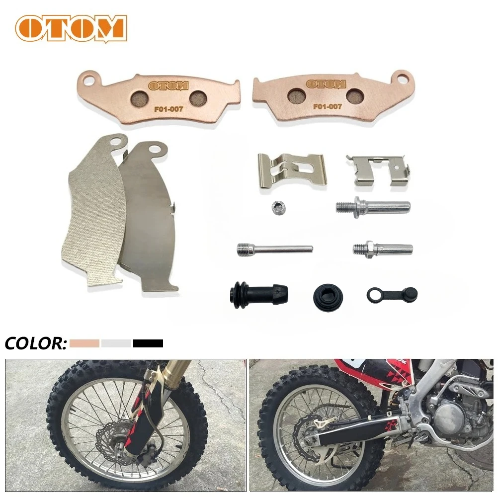 For Nissin Brake Motorcycle Front Rear Brake Pump Repair Kit Master Cylinder Caliper Guide Pin Spring Insulation Pads Fit HONDA