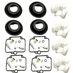 4Set FOR Suzuki Bandit 1200 GSF1200S 1997 - 2000 Motorcycle Carburetor Repair Kit Float Diaphragm Parts