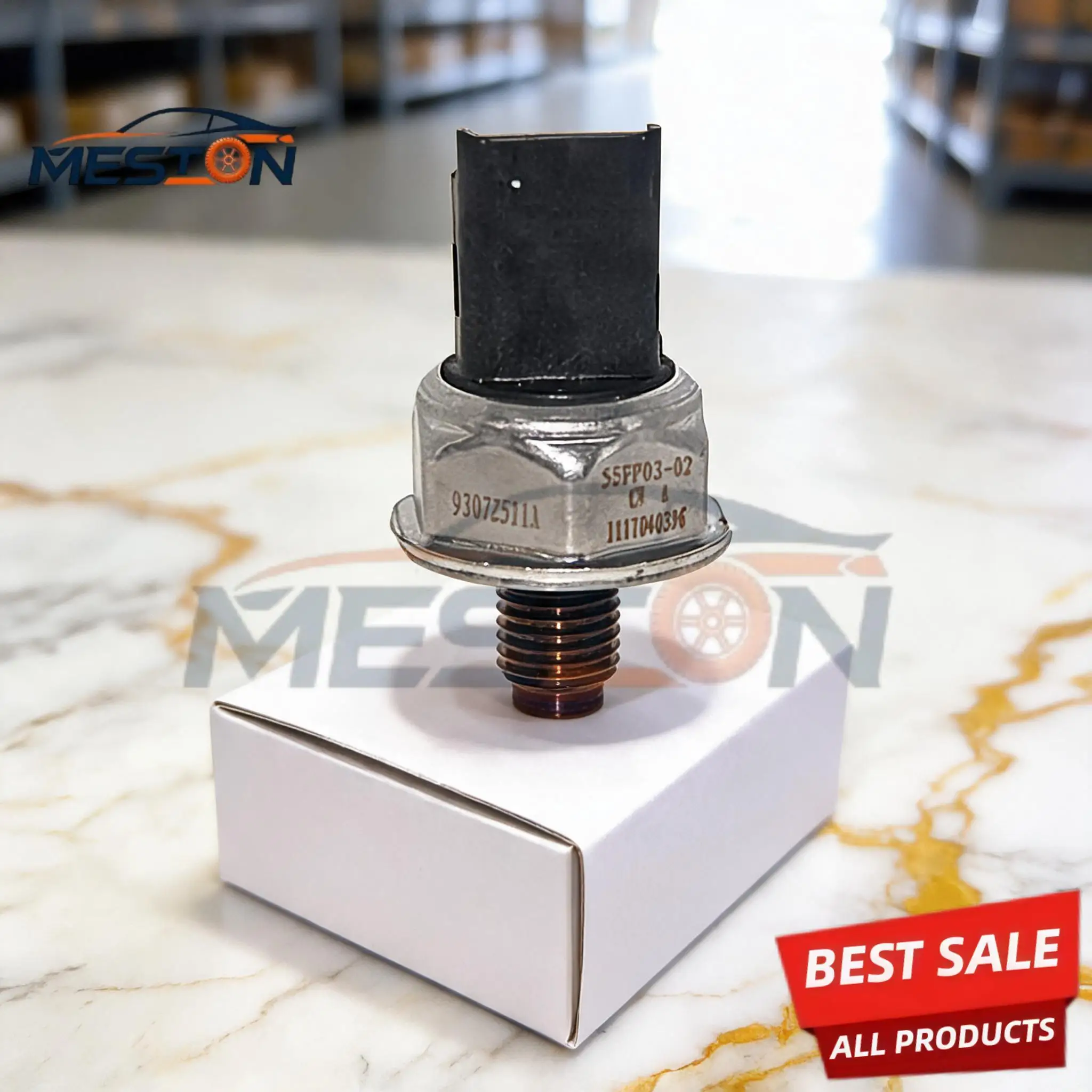 OEM 55PP03-02 9307Z511A Fuel Rail Pressure Regulator Sensor for Ssangyong Kyron 2.0 XDI, Jaguar X-TYPE 2.0/2.2 TDCI