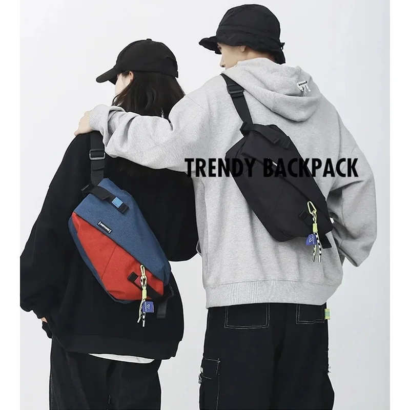 

High Quality Nylon Panelled Waist Packs 2024 New Brand Unisex Chest Pack Casual Outdoor Travel Crossbody Bag Men Wasit Belt Bags
