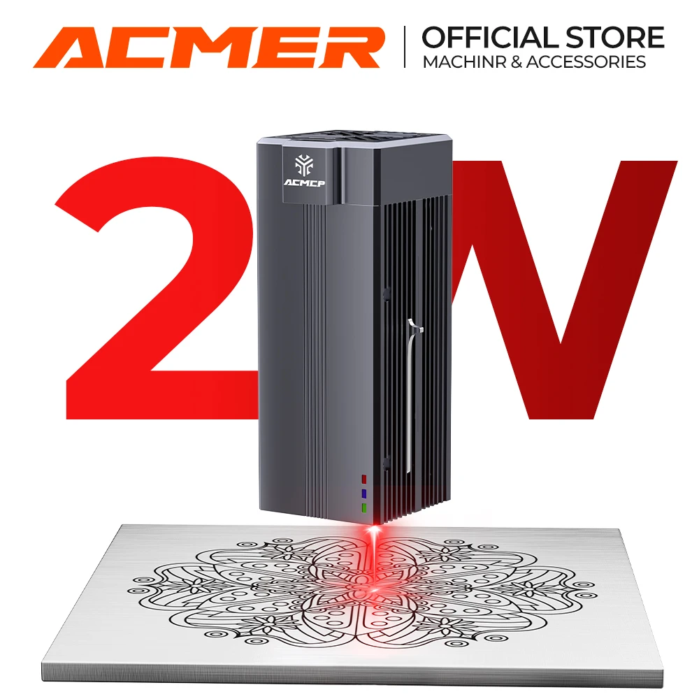 ACMER A2 1064nm Infrared IR Laser Module 00.3mm Circular Laser Spot Compatible With ACMER P1/P2 Laser Machine Accessories Set