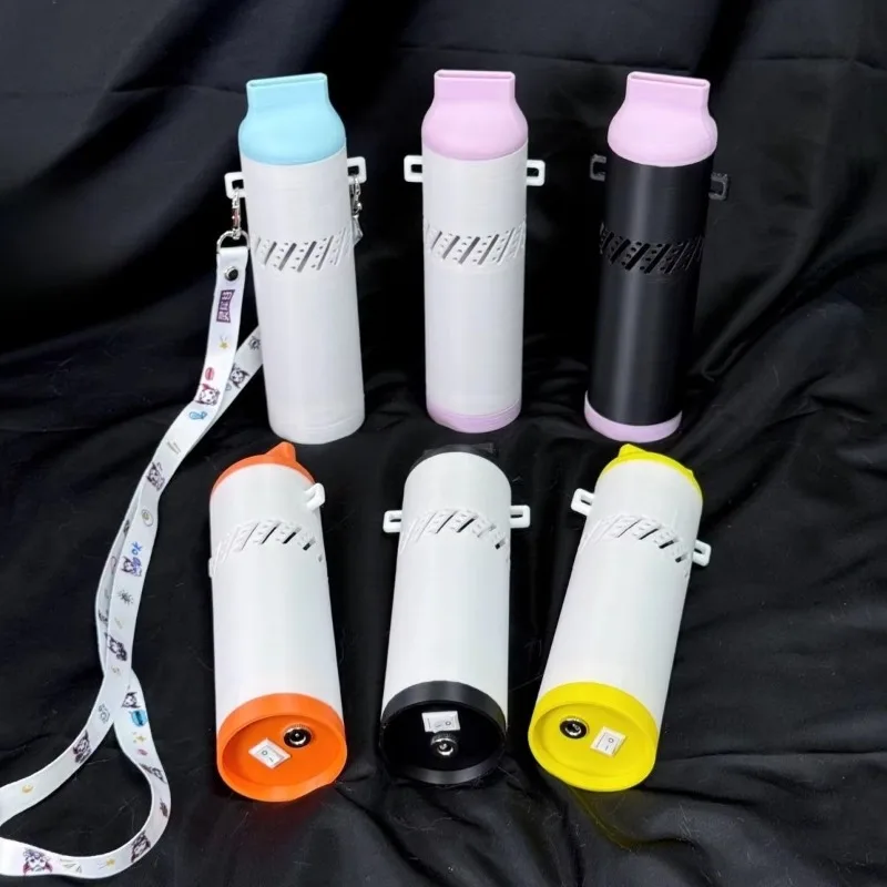 Cute Compact Fursuit Animal Fan, Handheld Neck Hanging Electric Cooling Fan, Heat Dissipation Accessory for Kig Kemono Cosplay