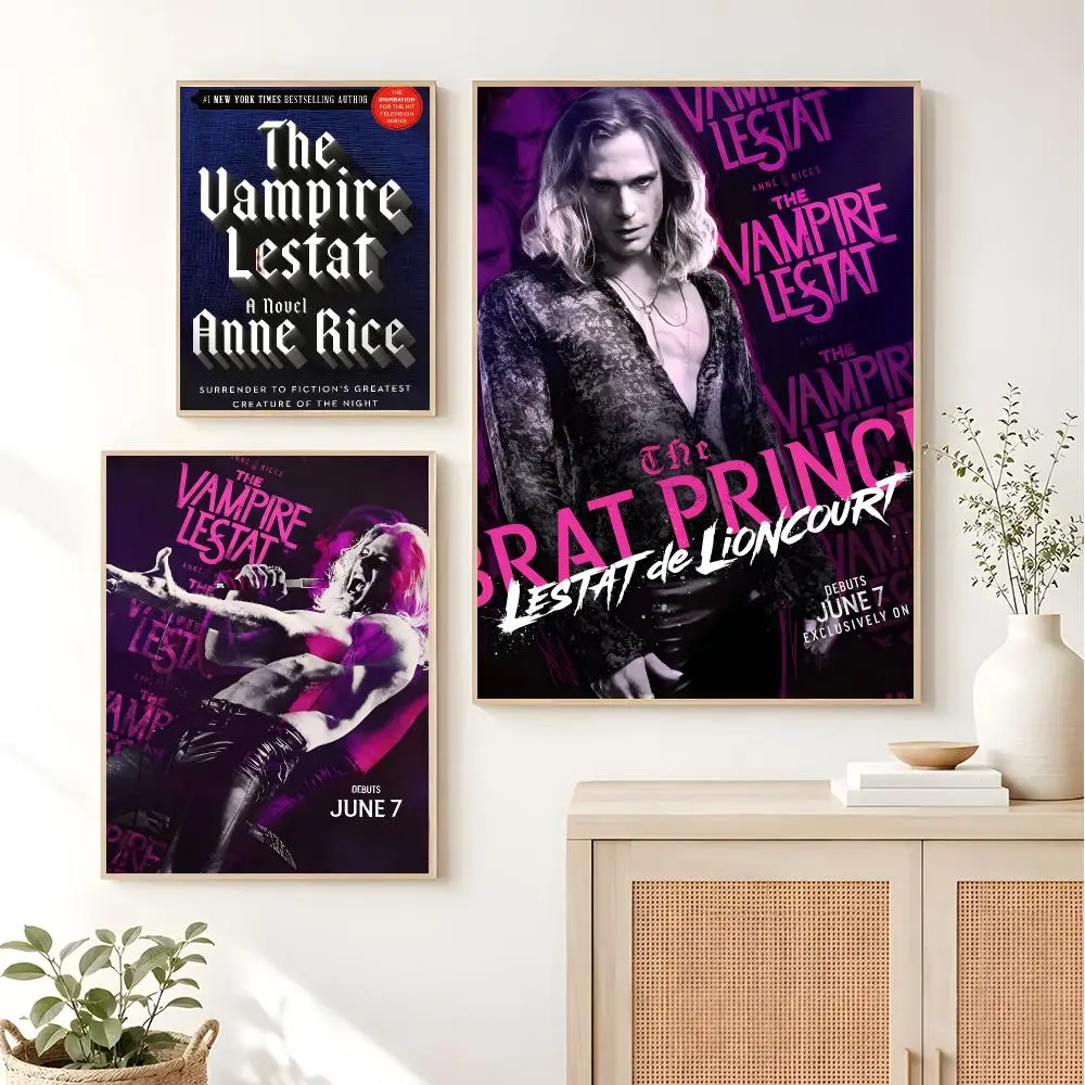 Gothic Glamorous TV Series T-The Vampire Lestat Poster For Bedroom Living Room Home Decor Festival Gift Birthday Present