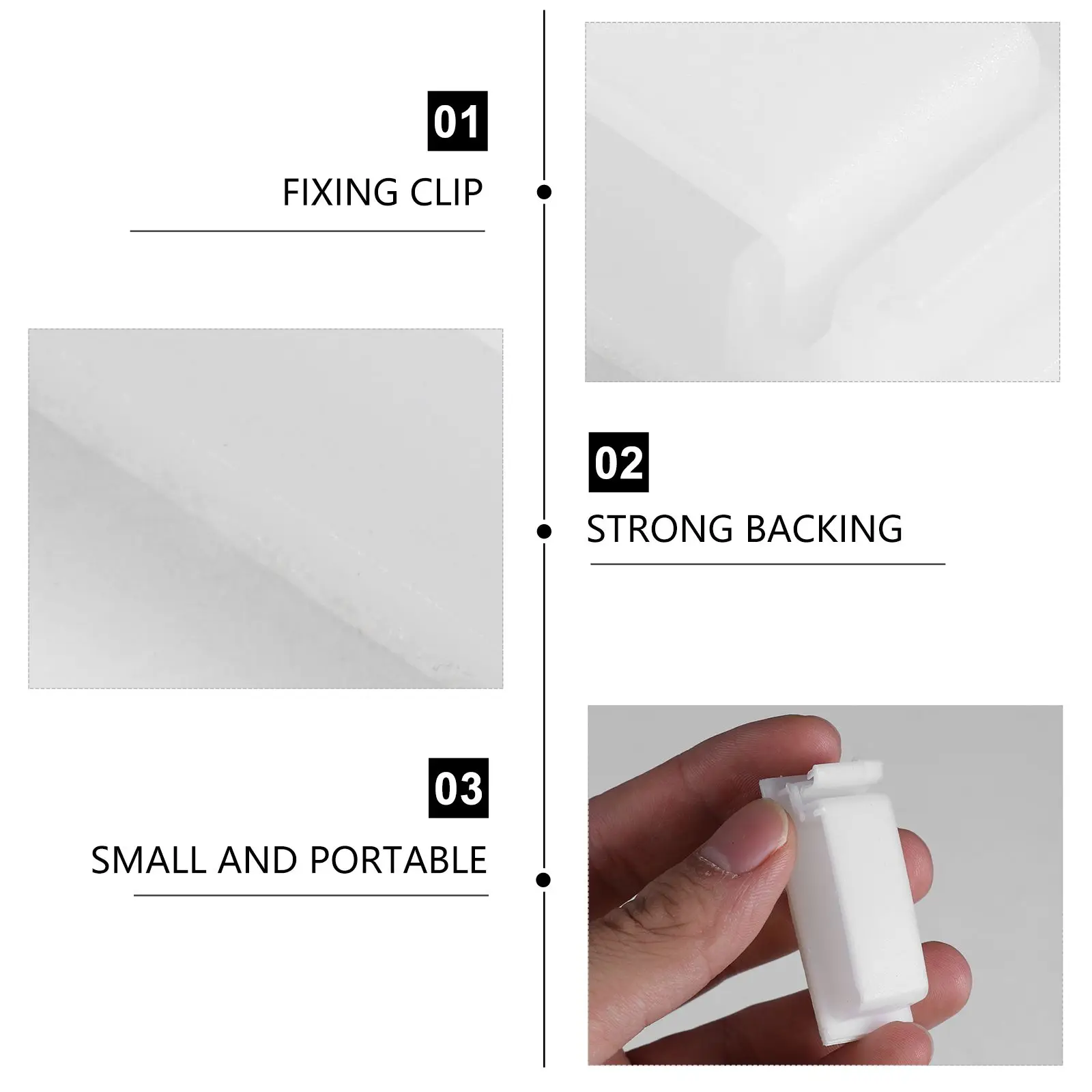 

50pcs Self-Adhesive Wiring Clips Cable Clamps Wire Organizer Led Strip Light Clips Data Line Buckle Power Cord Holder Fixing