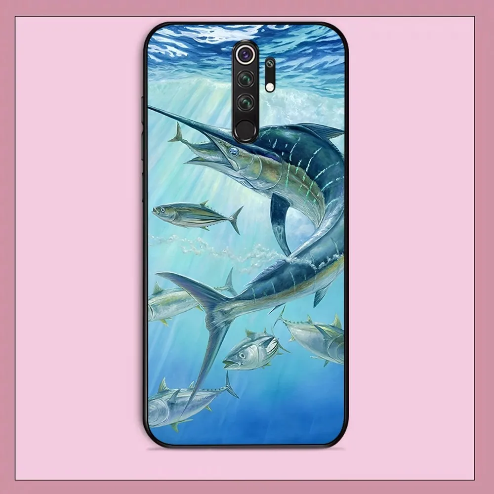 Bluefin Tuna  Phone Case For Redmi Note 4 X 5 A 6 7 8 T 9 9S 10 11 11S 11Epro Poco M3 pro