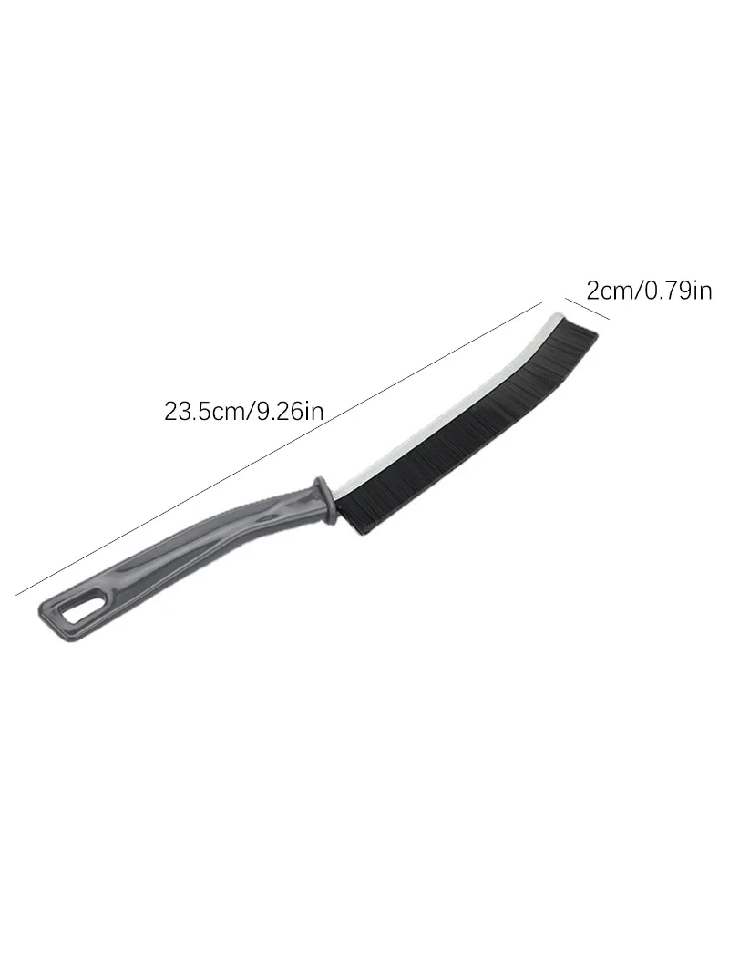 3PCS Long Gap Cleaning Brush Car Household Tiles Grout Cleaner Brush Long Handle Auto Detailing Bristles Crevices Clean Tools