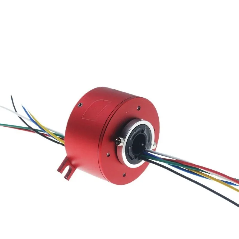For Hollow Ring Via-hole Conductive Ring Multi-channel Optional Rotary Power Signal Transmission Collector
