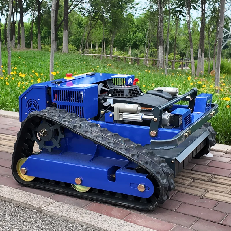 カスタマイズ可能な自走式コードレス芝刈り機（クローラー付き）、ミニ芝刈り機、4ストロークゼロターンコードレス芝刈り機搭載