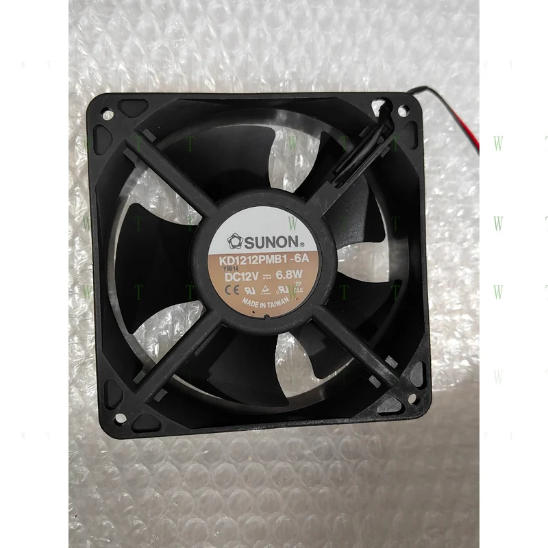 

H 1 шт. для вентилятора SUNON KD1212PMB-6A DC12V 6,8 Вт 12038 12 см 2-проводной охлаждающий вентилятор