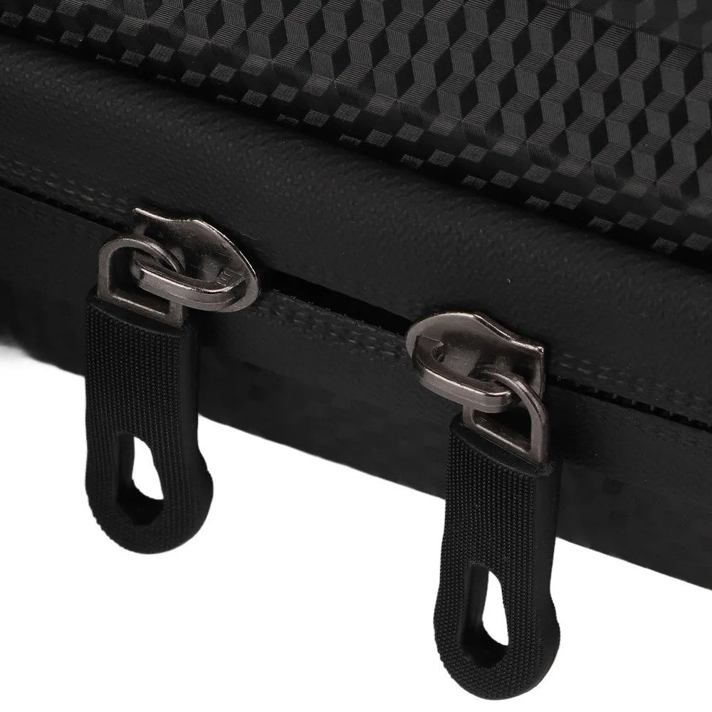 

Hard Shell Motorcycle Saddlebag Waterproof PU Leather Bike Pannier Bag Black for Left Side Motorcycle Side Bag Motorcycle Riding