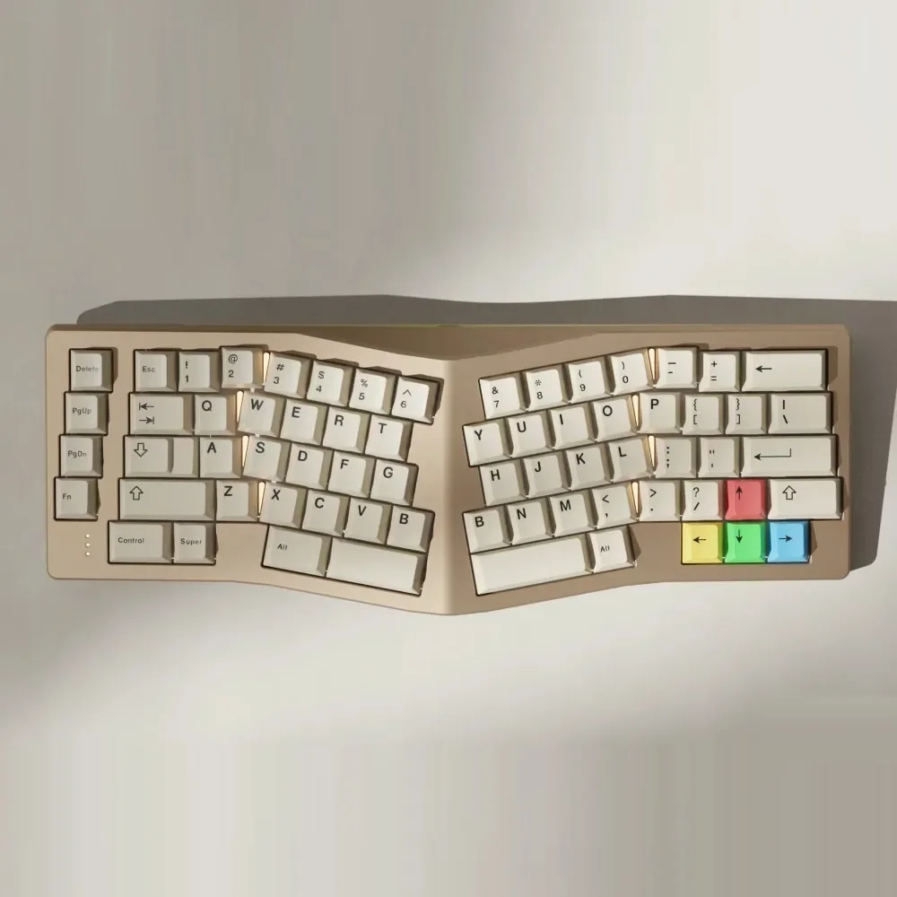 NEO-Kit de clavier mécanique Ergo Alice en aluminium, sans fil, Leic-mode, joint, échange à chaud, personnalisé, ergonomique, bureau, jeu, 60%