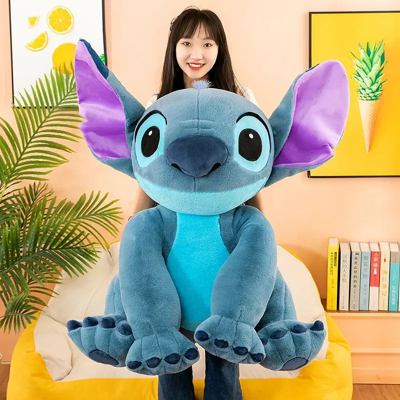 

2024 Новая плюшевая игрушка Disney Stitch Angel Kawaii Lilo & Stitch, мультяшная мягкая кукла, подушка для снятия стресса, удобные игрушки, подарок на день рождения