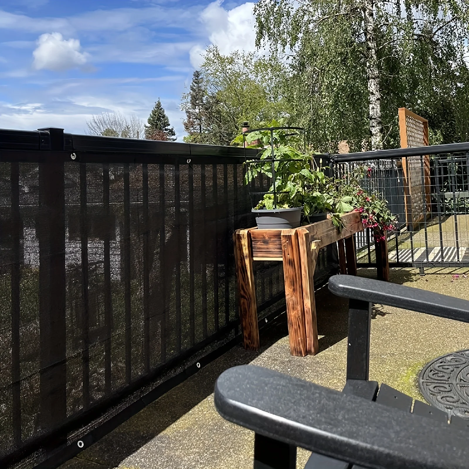 Plant Sunshade Net, Outdoor Gap Sunshade Net, Privacy Fence Screen Tightly Woven Anti-Uv Net with Copper Fasteners Reinforcing the Corners, Suitable for Greenhouses and Flower Beds.