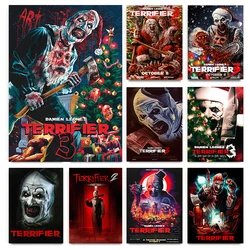 Terrifier 3/2/1 Collection Classic Horror Movie Film Poster HD Printed Wall Art Pictures Canvas Painting Halloween Home Decor