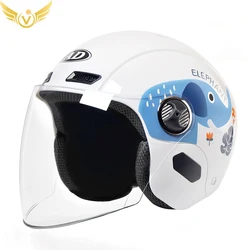 Motorcycle Helmet for Women Kask Helmets Moto Bicycle Vespa Take Casco Men Electric Scooter Men's Retractable Jet Women's Open