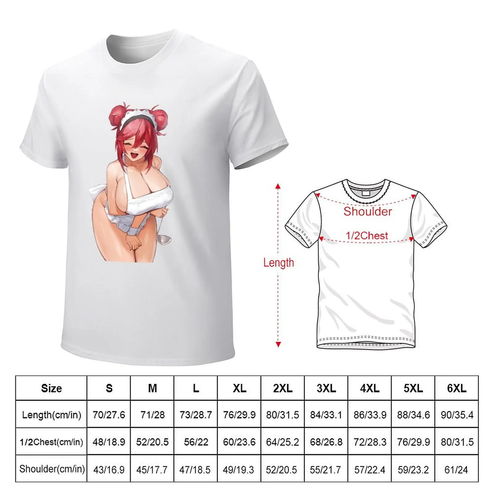 hantai anime girl nude lewd boobs T-shirt hippie clothes quick-drying plain Men's t shirts