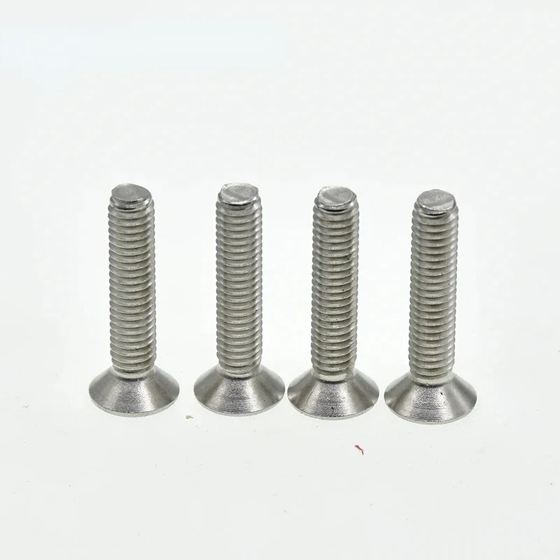 40-80pcs Flat Head Machine Screws M3 Inner Hex Screw 4mm-12mm 304 Stainless Steel Fasteners Bolts M3x4 M3x5 M3x6 M3x8 M3x10  x12