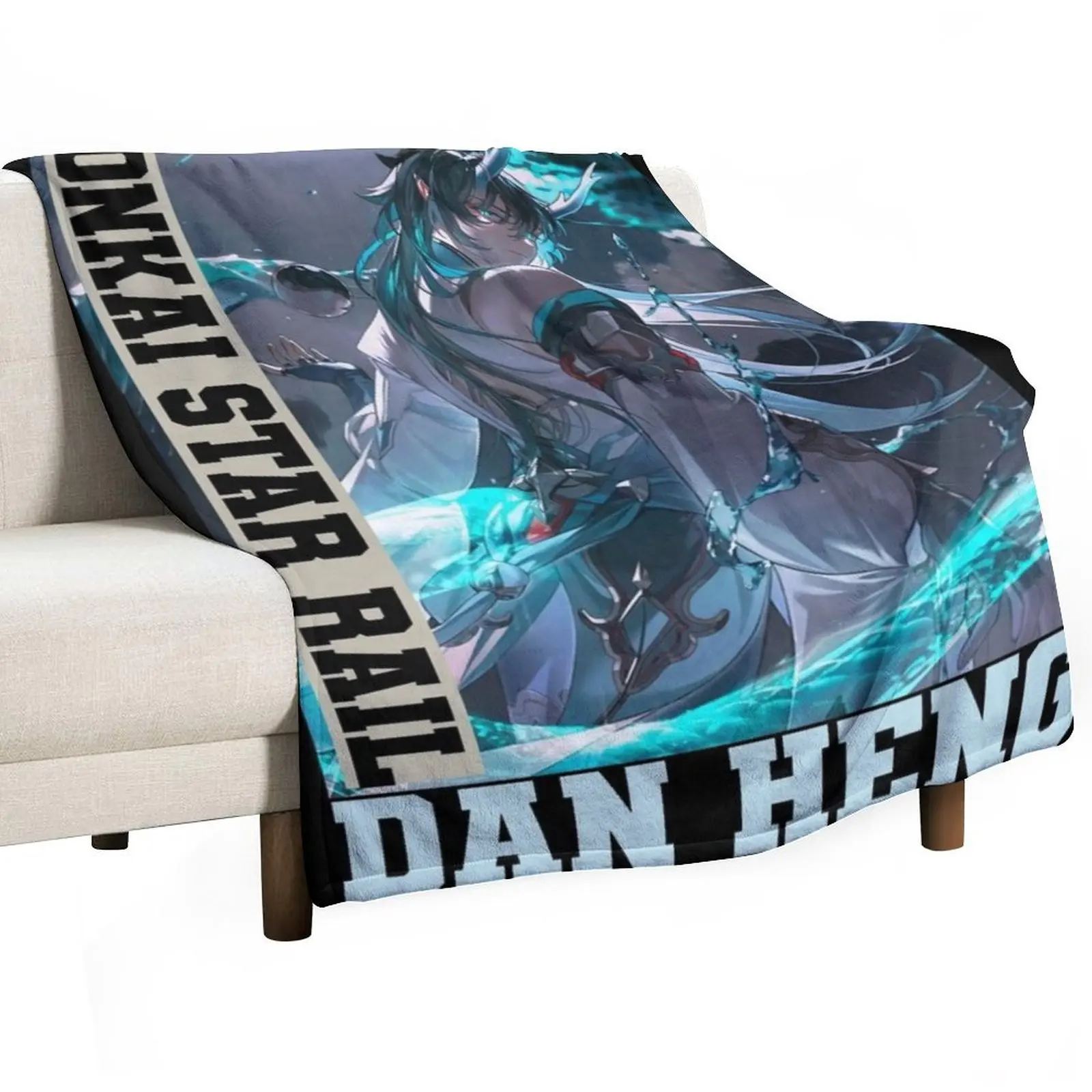 

Dan Heng Honkai Star Rail Throw Blanket Picnic Baby Plaid decorative Blankets