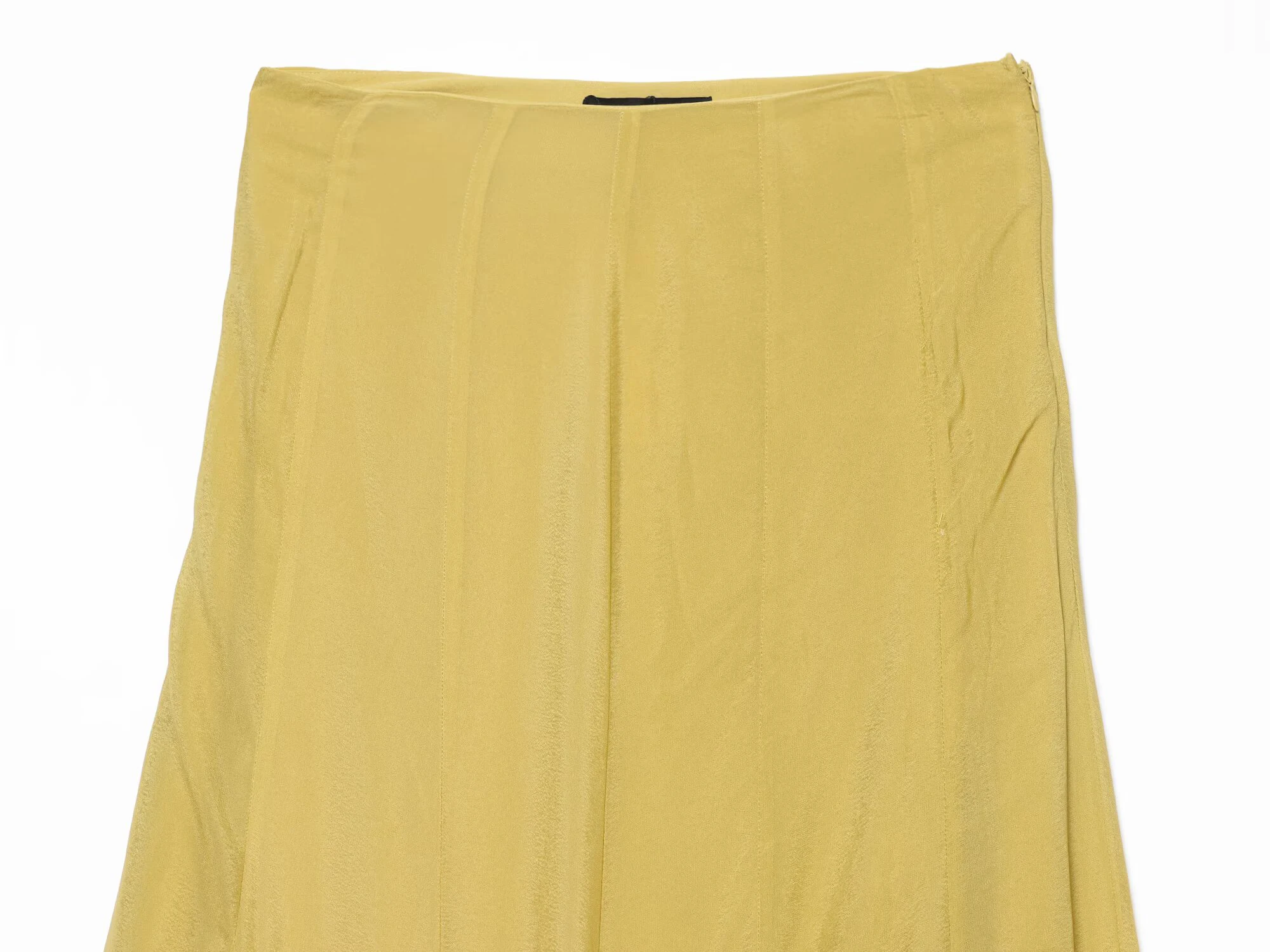 Europäischer und amerikanischer Stil, Sommerneuheit, Damen-Freizeitkleidung, Reißverschluss-Stil, mittelhoher Bund, A-Linien-Schnitt, langer Midirock – Detail 4
