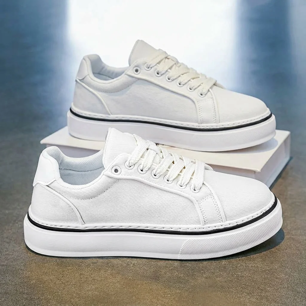 

Skateboarding Shoes 2026 Hot Selling Men Sports Shoe Four Season Running Footwear Fashionable Breathable Tide Sneaker Thick Sole