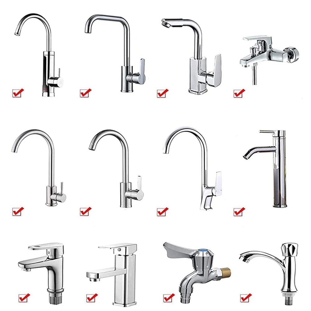 Universal 1080 °Swivel Robotic Arm Swivel Extension Faucet Aerator Kitchen Sink Faucet Extender Mixer Tap Nozzle Water Flow Mode