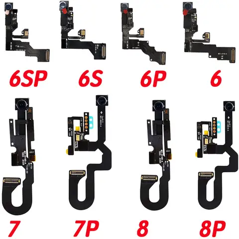 Front Camera For iPhone 6 6P 6S 7 7Plus 8 Plus With Sensor Proximity Flex Cable Repair Replacement