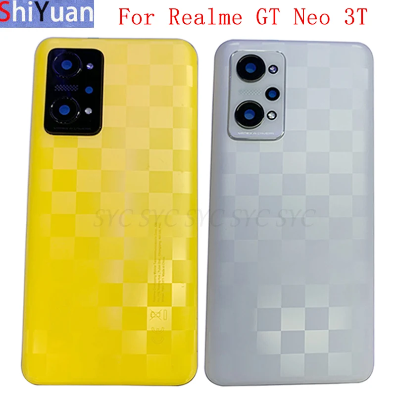 

Back Battery Cover Rear Door Housing Case For Realme GT Neo 3T Battery Cover with Logo Replacement Parts