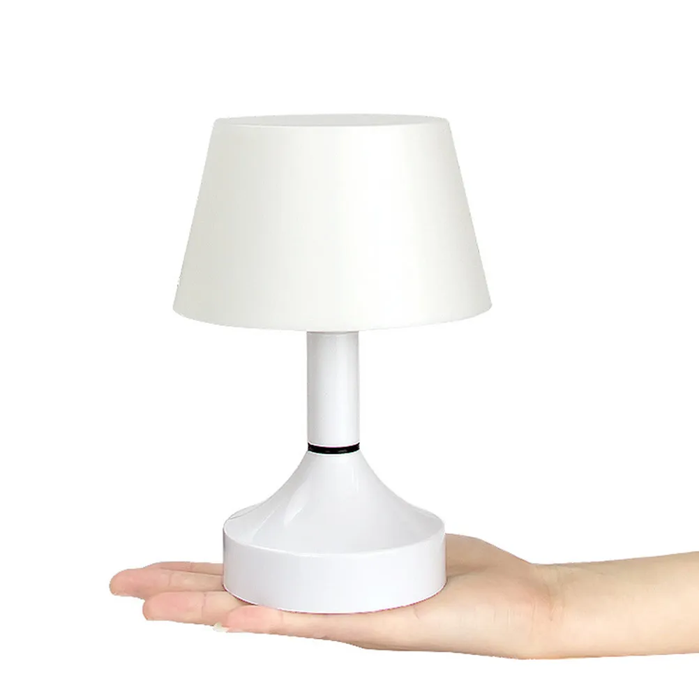 

1Pcs USB Charging Creative Night Light Small Lamp Simple Portable White Light Bedroom Bedside Decor Rechargeable Lamp